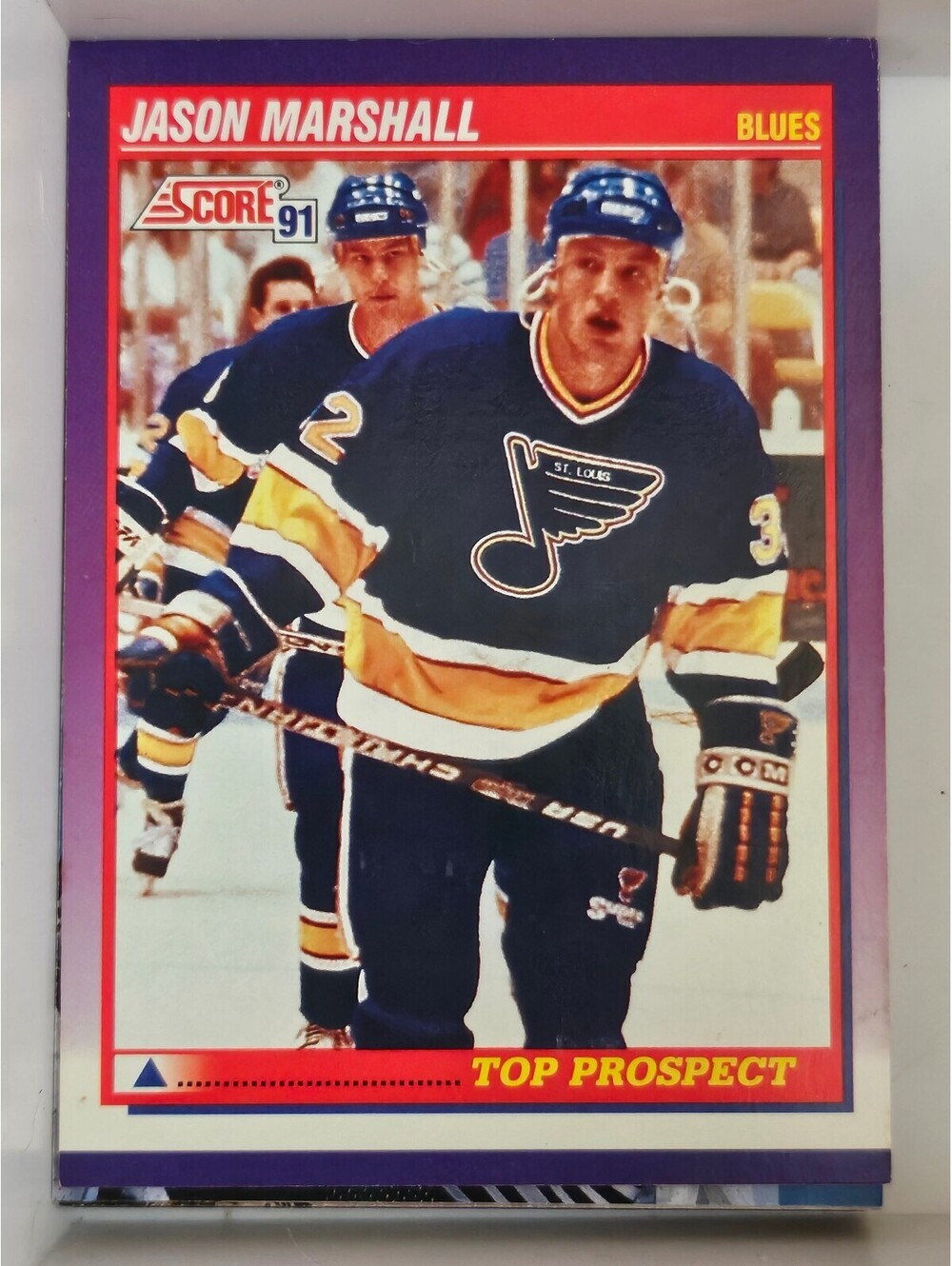 Jason Marshall 1991-92 Score American #388 St. Louis Blues - NHL Hockey